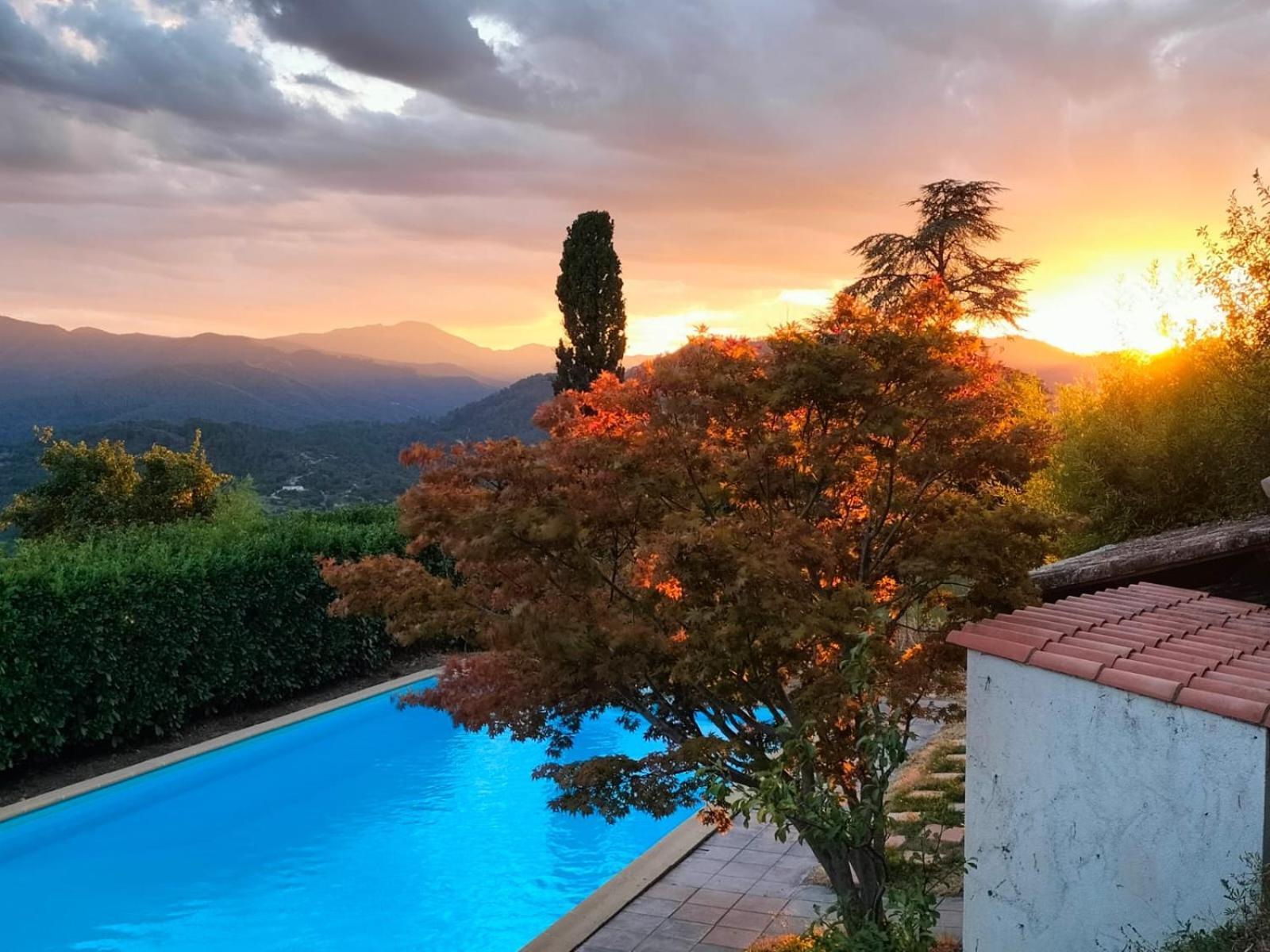 Chambre D'Hote Dans Mas Proche Anduze Cevennes Avec Piscine Mialet  Exterior photo