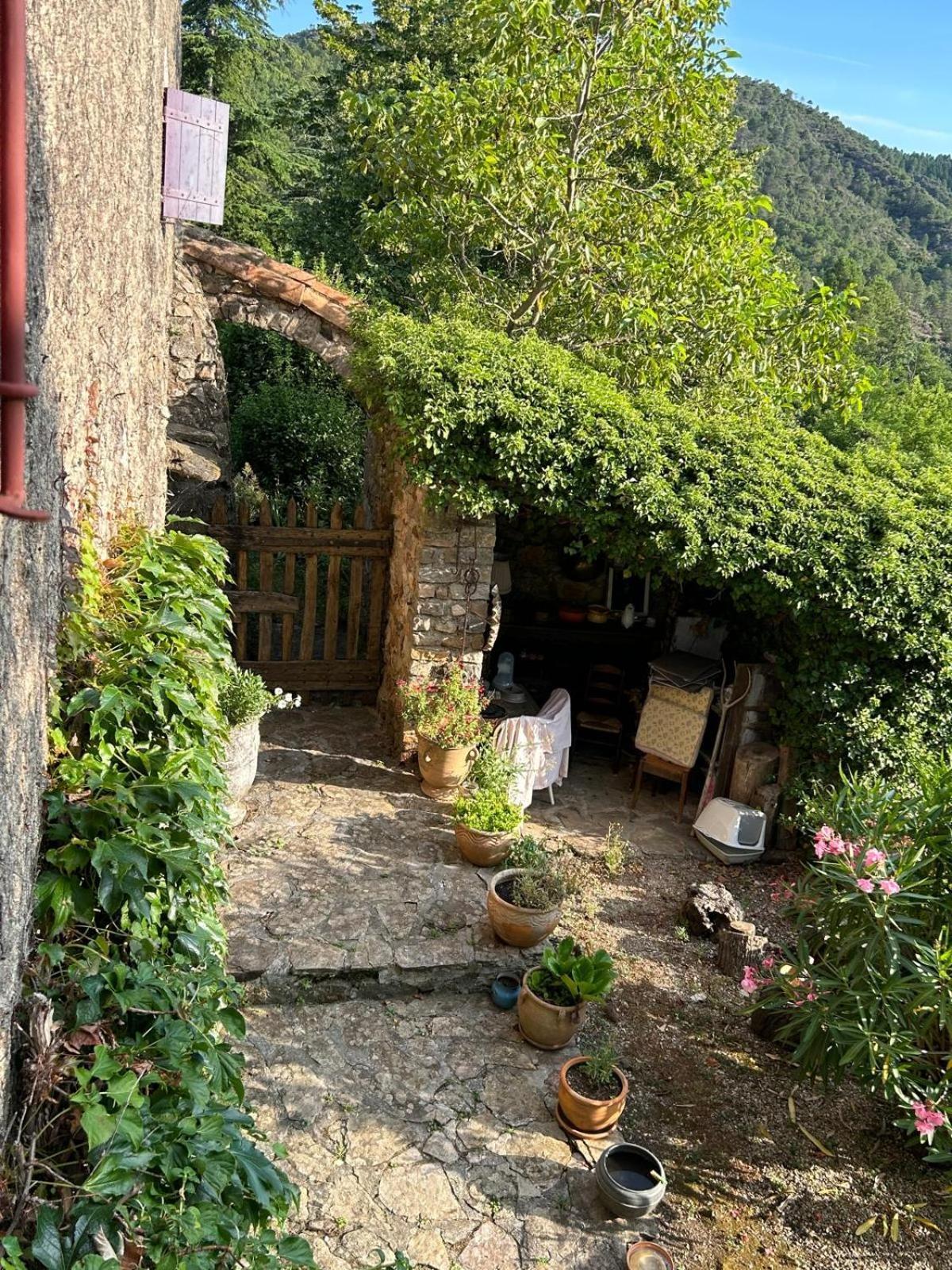 Chambre D'Hote Dans Mas Proche Anduze Cevennes Avec Piscine Mialet  Exterior photo
